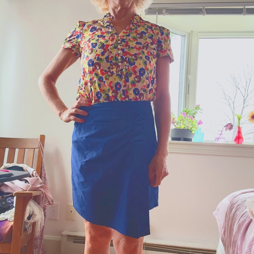 Loft Bright Floral Blouse